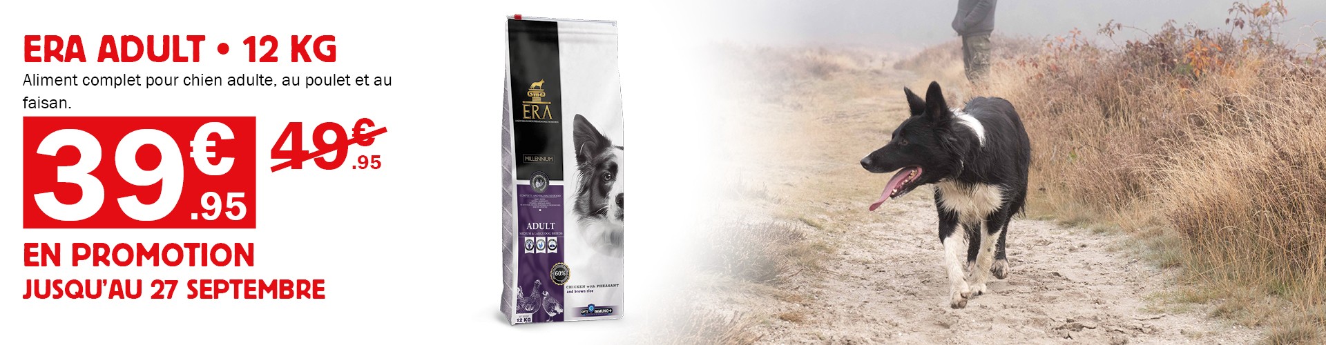 Era Adult - 12 kg - Poulet et Faisan - En promotion jusqu'au 27 septembre